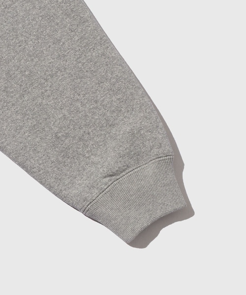 ADAM ET ROPE'(アダムエロペ)の「【AURALEE/オーラリー】SMOOTH SOFT BD SWEAT P/O PARKA(パーカー・メンズ・ブラック/ライトグレー・3/4)」の8枚目の写真