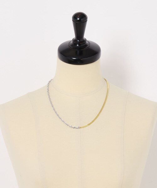 URBAN RESEARCH(アーバンリサーチ)の「TOM WOOD Rue Chain Duo(ネックレス・レディース・SV/GD・-)」の4枚目の写真
