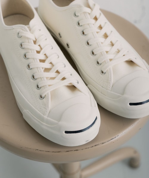 SENSE OF PLACE by URBAN RESEARCH（センスオブプレイスバイアーバンリサーチ）の「Converse　JACK PURCELL CL（スニーカー・メンズ・WHITE/BLACK・26/27/28）」の5枚目の写真