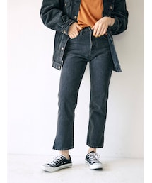 Ungrid | スリットストレートデニム(デニムパンツ)