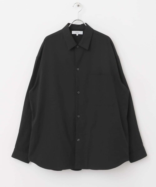 URBAN RESEARCH ROSSO（アーバンリサーチロッソ）の「『セットアップ対応』MARUI ORIMONO　3H DryFabricストレッチシャツジャケット（テーラードジャケット・メンズ・BLACK/NAVY・M/L/XL）」の11枚目の写真