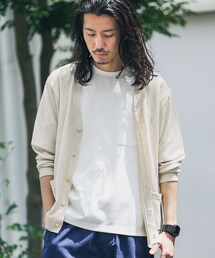 URBAN RESEARCH Sonny Label（アーバンリサーチサニーレーベル）の「『手洗い可能』リネン混ニットカーディガン（カーディガン/ボレロ）」
