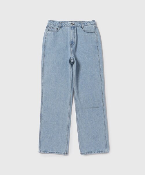 ADAM ET ROPE'（アダムエロペ）の「【AMOMENTO/アモーメント】MENS STRAIGHT FIT DENIM（デニムパンツ・メンズ・ブルー系/サックス・L/M）」の4枚目の写真