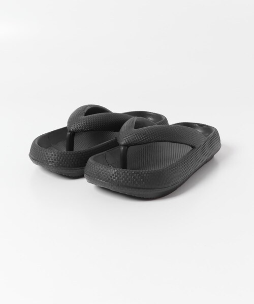 SENSE OF PLACE by URBAN RESEARCH（センスオブプレイスバイアーバンリサーチ）の「『WEB限定』トングクッションサンダル（サンダル・レディース・BLACK・24/25）」の10枚目の写真