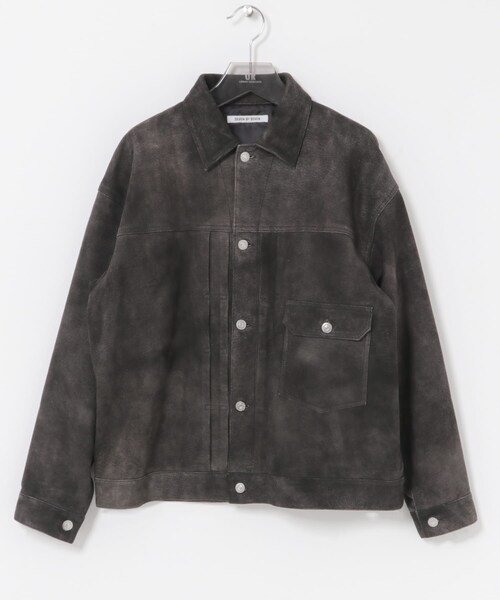 URBAN RESEARCH（アーバンリサーチ）の「『別注』SEVEN BY SEVEN×URBAN RESEARCH　1ST TYPE LEATHER JACKET（テーラードジャケット・メンズ・BLACK/NAVY・M/L）」の11枚目の写真