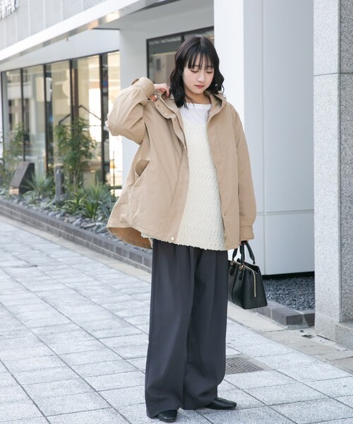 ITEMS URBANRESEARCH（アイテムズ アーバンリサーチ）の「キルトライナー付きマウンテンパーカー（その他アウター・レディース・KHK/BLK/BEG・FREE）」の21枚目の写真