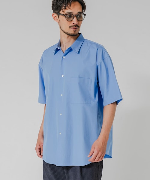 トップス THOMAS MASON SHORT-SLEEVE OVER SHIRTS THOMAS MASON SHORT-SLEEVE OVER SHIRTS【公式通販】