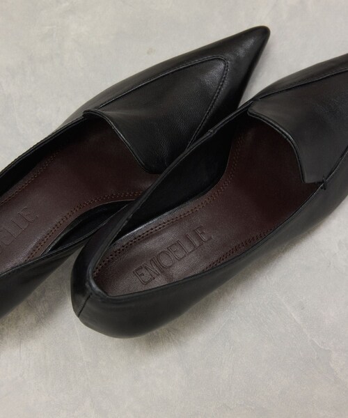 ADAM ET ROPE'（アダムエロペ）の「【EMOELLE】loafer pumps（パンプス・レディース・ブラック・36.0/37.0/38.0）」の5枚目の写真