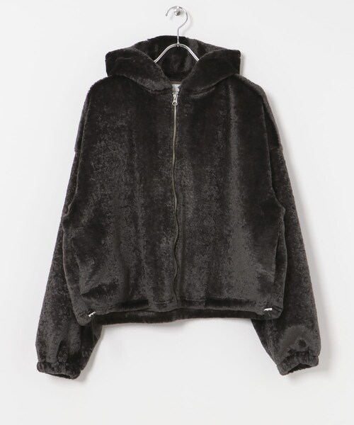 THE GOODLAND MARKET（ザグッドランドマーケット）の「『別注』MIDIUMISOLID×TGM　boa blouson（ブルゾン・レディース・white/gray・FREE）」の17枚目の写真