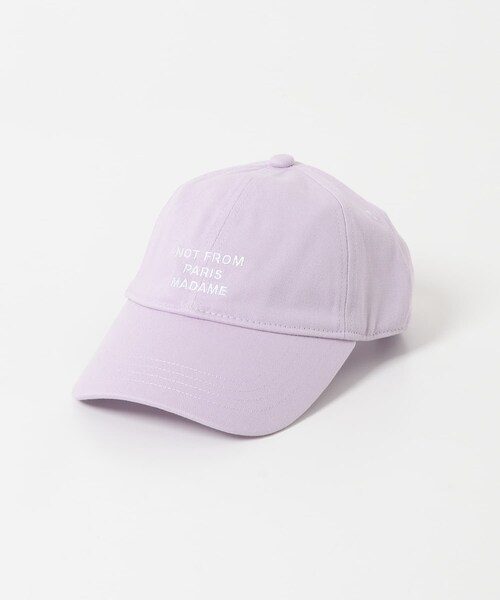 URBAN RESEARCH(アーバンリサーチ)の「Drole de Monsieur CASQUETTE SLOGAN(キャップ・レディース・LAVANDAR・-)」の3枚目の写真