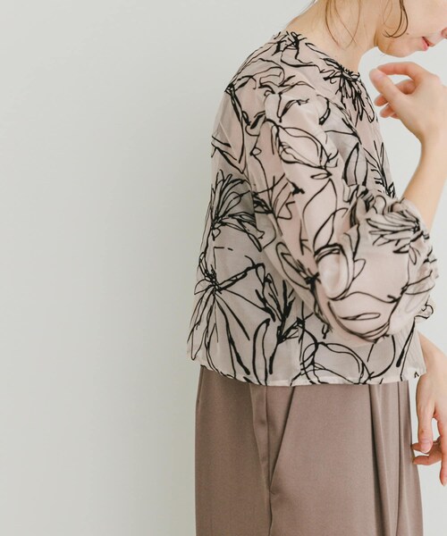 ITEMS URBANRESEARCH（アイテムズ アーバンリサーチ）の「チュールトップス×オールインワンセット（サロペット/オーバーオール・レディース・BLK/BEG・FREE）」の12枚目の写真