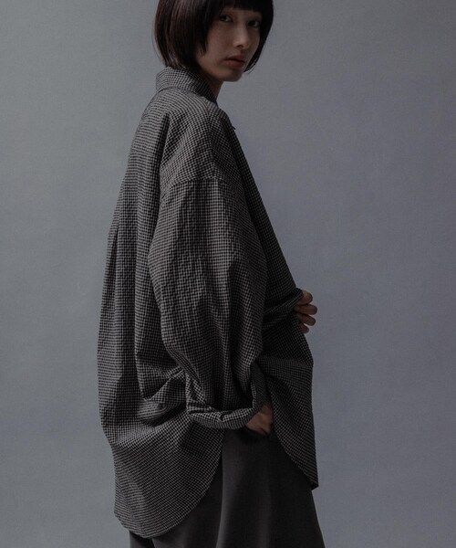 URBAN RESEARCH（アーバンリサーチ）の「FOOOOUR OO CHECK SHIRT OO（シャツ/ブラウス・メンズ・BLACK C/GREEN C/BLUE C/RED C・1/2/3/4）」の6枚目の写真