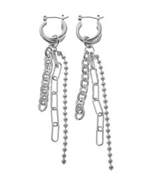 MERCURYDUO | ミックスチェーンピアス(ピアス（両耳用）)