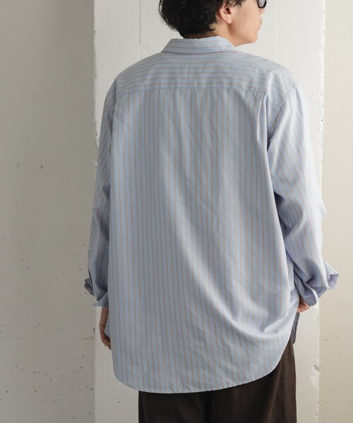 URBAN RESEARCH DOORS（アーバンリサーチドアーズ）の「FORK&SPOON　PEオックスシャツ（シャツ/ブラウス・メンズ・GREEN/BLUE・4/5）」の18枚目の写真