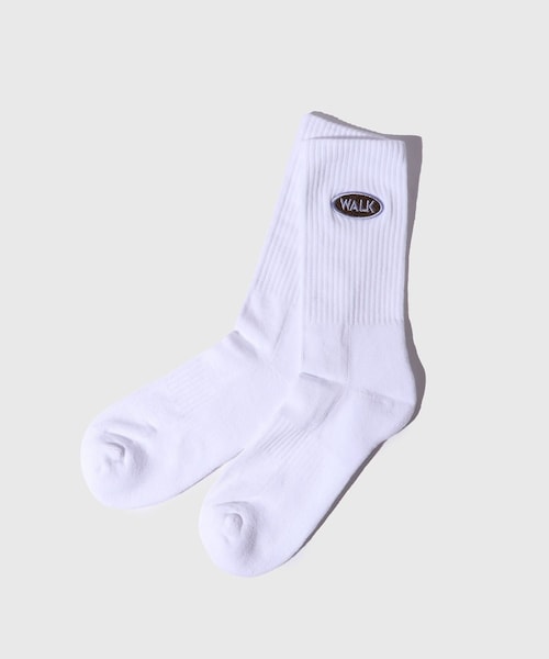 ADAM ET ROPE'(アダムエロペ)の「【WALK IN PARIS/ウォーク イン パリス】socks(ソックス/靴下・メンズ・グリーン/パープル系・M)」の2枚目の写真