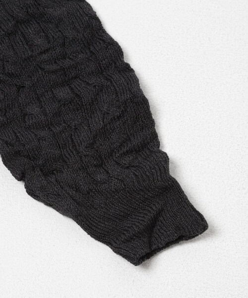 THE GOODLAND MARKET（ザグッドランドマーケット）の「COOHEM　CRUSHED CABLE KNIT PULLOVER（ニット/セーター・レディース・19BLACK/60SAX/24ORANGE・Free）」の13枚目の写真