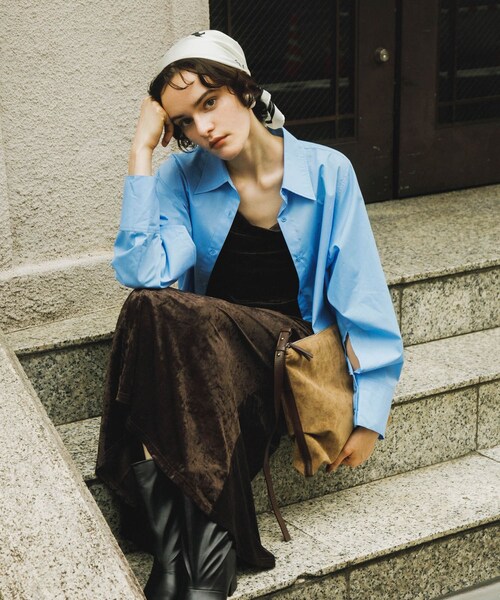 SENSE OF PLACE by URBAN RESEARCH(センスオブプレイスバイアーバンリサーチ)の「ワンショルダースクエアバッグ(ショルダーバッグ・レディース・BLACK/MOCHA・one)」の22枚目の写真