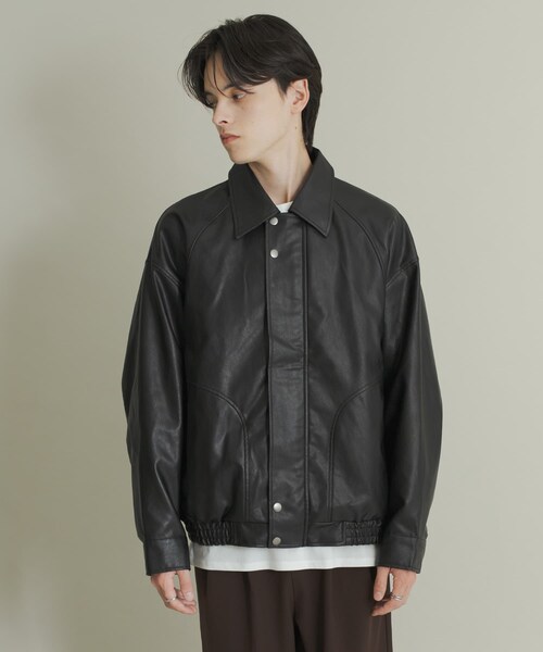 SENSE OF PLACE by URBAN RESEARCH(センスオブプレイスバイアーバンリサーチ)の「FLブルゾン(ブルゾン・メンズ・BLACK/BROWN・S/M/L)」の15枚目の写真