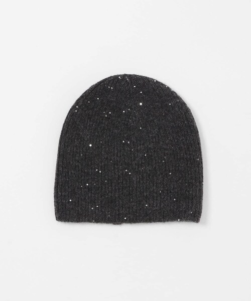 URBAN RESEARCH Sonny Label（アーバンリサーチサニーレーベル）の「スパンコールラメニット帽（ニットキャップ/ビーニー・レディース・グレー/チャコール・one）」の17枚目の写真
