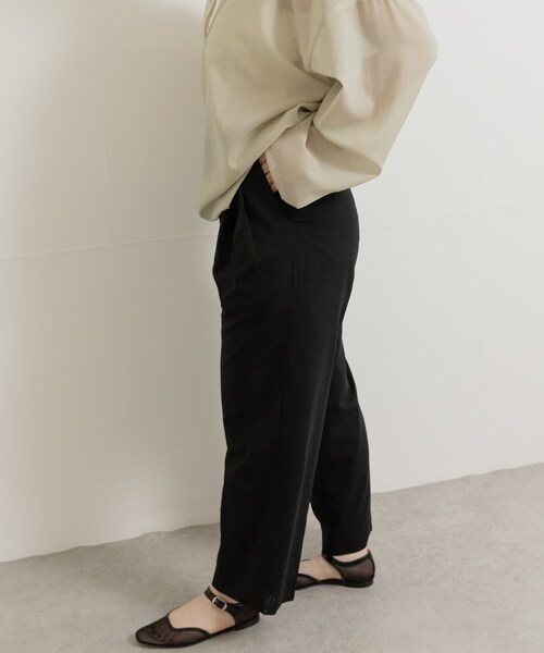 THE GOODLAND MARKET（ザグッドランドマーケット）の「&her　Voile Pants（その他パンツ・レディース・BLACK/CREAM・one）」の19枚目の写真