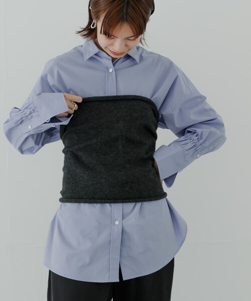 URBAN RESEARCH（アーバンリサーチ）の「ウールカシミヤニットビスチェ（その他トップス・レディース・BLACK/GRAY/KHAKI・FREE）」の14枚目の写真