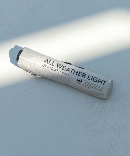 SMELLY（スメリー）の「『晴雨兼用』because　ユニセックス オールウェザーライト（長傘・レディース・GRY/BLK・Free）」の2枚目の写真