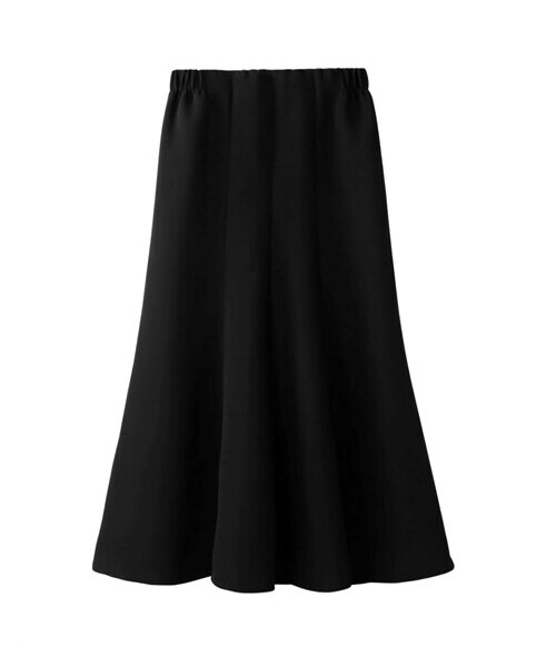 nissen（ニッセン）の「日本製 エレガント８枚はぎのフレアスカート（スカート・レディース・ブラック・M/L/LL/3L）」の2枚目の写真