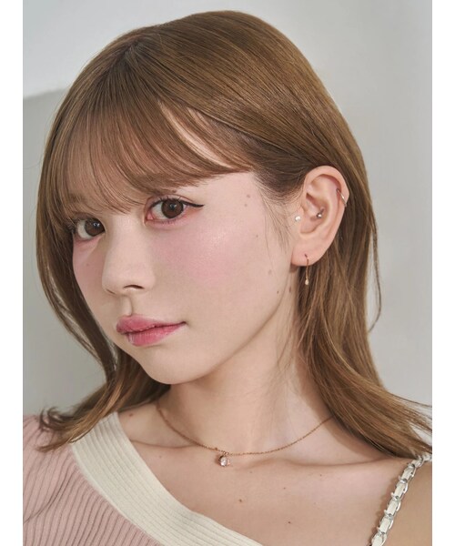 EATME（イートミー）の「ミニドロップサージカルピアス（ピアス（両耳用）・レディース・ピンク/ゴールド・F）」の4枚目の写真