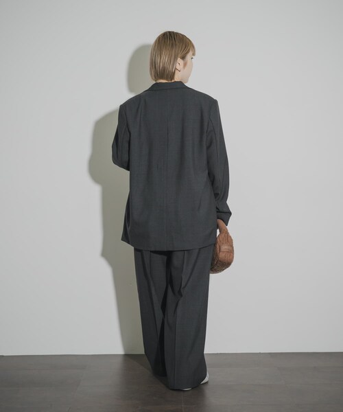 THE GOODLAND MARKET（ザグッドランドマーケット）の「cwtch　2TUCK WOOL SLACKS（その他パンツ・レディース・GRAY/CHARCOAL・1/2）」の10枚目の写真