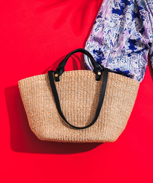 URBAN RESEARCH ROSSO（アーバンリサーチロッソ）の「VIOLAd’ORO　ミロ（かごバッグ・レディース・NATU BLK・-）」の2枚目の写真