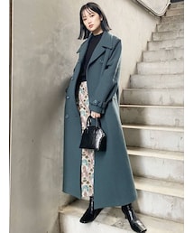 MURUA | ダブルマキシチェスターコート(チェスターコート)