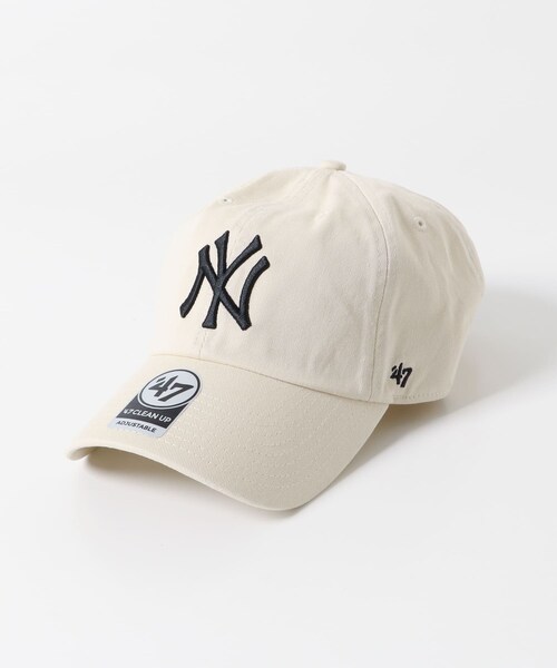 SENSE OF PLACE by URBAN RESEARCH(センスオブプレイスバイアーバンリサーチ)の「FORTY SEVEN 47 CLEAN UP YANKEES(キャップ・メンズ・NATURAL/BLACK/NAVY・one)」の4枚目の写真