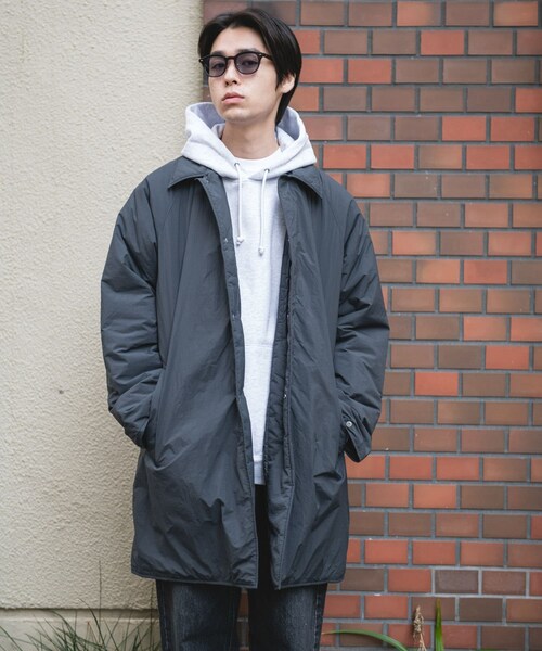 URBAN RESEARCH DOORS(アーバンリサーチドアーズ)の「ライトナイロン パデット バルマカンコート(テーラードジャケット・メンズ・L.GRAY/CHARCOAL/BLACK・M/L)」の22枚目の写真