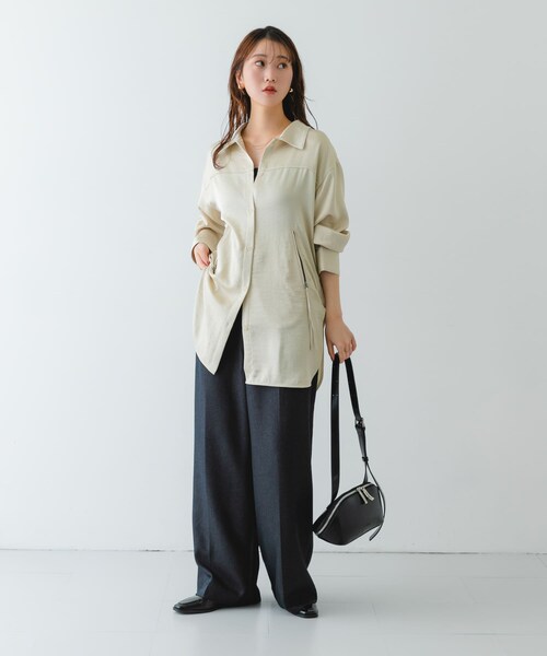 RODE SKO（ロデスコ）の「ADD CULUMN　FIGRE BODYBAG VINTAGE（ショルダーバッグ・レディース・BLACK/SAX/YEL・one）」の5枚目の写真
