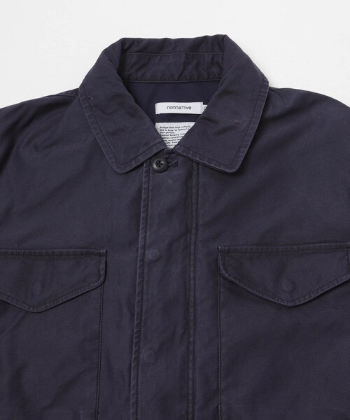 EKAL（エカル）の「nonnative　TROOPER JKT COTTON BACK SATIN VW WITH WINDSTOPPER（ブルゾン・メンズ・BLACK/OLIVE/NAVY・2/3）」の22枚目の写真
