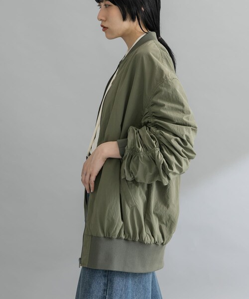 『WEB/一部店舗限定』BACKシャーリングMA-1