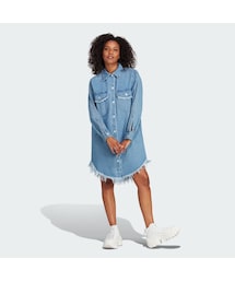 adidas | adidas Originals × KSENIASCHNAIDER フリンジシャツワンピース(シャツワンピース)