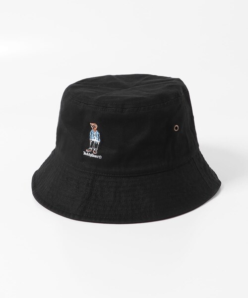 ITEMS URBANRESEARCH（アイテムズ アーバンリサーチ）の「TEDDY BEAR Bucket Hat（ハット・メンズ・BEG/BLK・Free/FREE）」の4枚目の写真