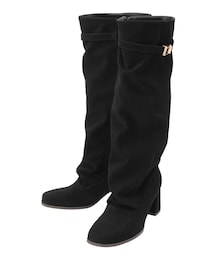 dazzlin | ベルトラウンドロングブーツ(ブーツ)