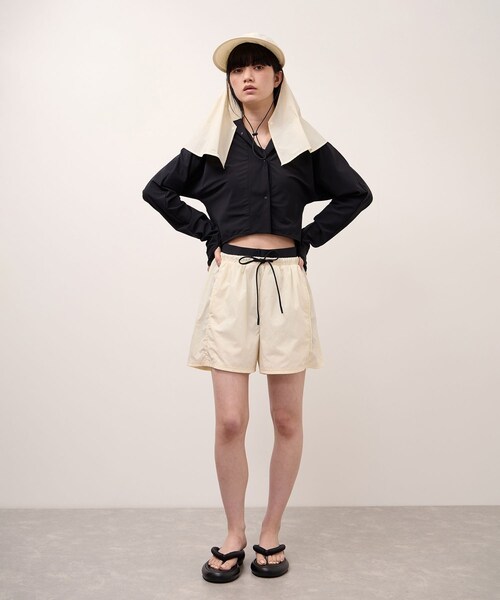 ADAM ET ROPE'(アダムエロペ)の「【Speedo×ADAM ET ROPE'】SUN CAP(キャップ・レディース・ブラック/オフホワイト/オリーブ・F)」の18枚目の写真