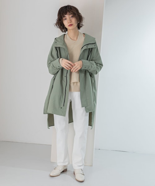 KBF（ケイビーエフ）の「BIGマウンテンパーカー（マウンテンパーカー・レディース・KHAKI/L.GREIGE/CAMEL・one）」の19枚目の写真