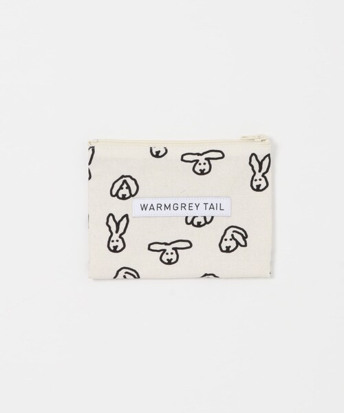 URBAN RESEARCH(アーバンリサーチ)の「WARMGREYTAIL FLATPOUCH-BUNNY S(ポーチ・メンズ・IVORY・-)」の2枚目の写真