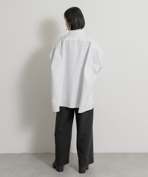 THE GOODLAND MARKET（ザグッドランドマーケット）の「77circa　wide stole shirt（シャツ/ブラウス・レディース・white1・one）」の8枚目の写真