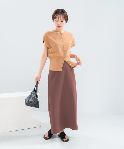 URBAN RESEARCH ROSSO（アーバンリサーチロッソ）の「ウォッシャブル吸水速乾ストレッチ スカート（スカート・レディース・IVORY/BLACK/BROWN・Free）」の22枚目の写真