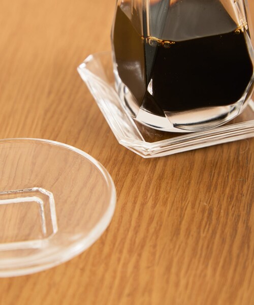 URBAN RESEARCH DOORS(アーバンリサーチドアーズ)の「岩澤硝子 江戸前醤油皿 角(食器・メンズ・Clear・-)」の5枚目の写真