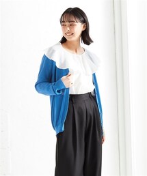 nissen | 大きいサイズ　洗濯機で洗えるさらっと軽いひんやりカーディガン（ＵＶカット・接触冷感・遮熱・毛玉防止）(カーディガン/ボレロ)