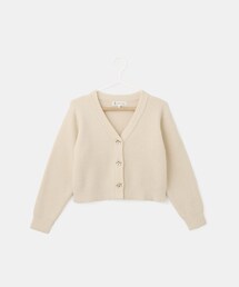 ROPE' PICNIC（ロペピクニック）の「【KIDS/キッズ】ふわふわタッチリボンボタンカーディガン/リンクコーデ（カーディガン/ボレロ・キッズ）」