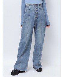 jouetie | 【Something ×PosTokyo】BELTLESS WIDE DENIM(デニムパンツ)
