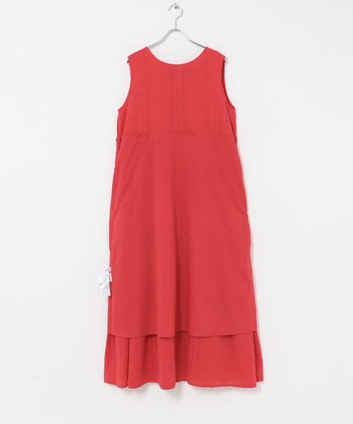 URBAN RESEARCH Sonny Label（アーバンリサーチサニーレーベル）の「コットンティアードサッカーワンピース（ワンピース・レディース・ブラック/ブラウン/レッド・Free）」の13枚目の写真