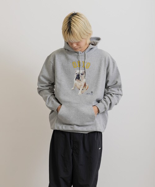THE GOODLAND MARKET（ザグッドランドマーケット）の「77circa　o by o-college HOODY（パーカー・レディース・gray4/white2/white4/gray2・M/XL）」の18枚目の写真